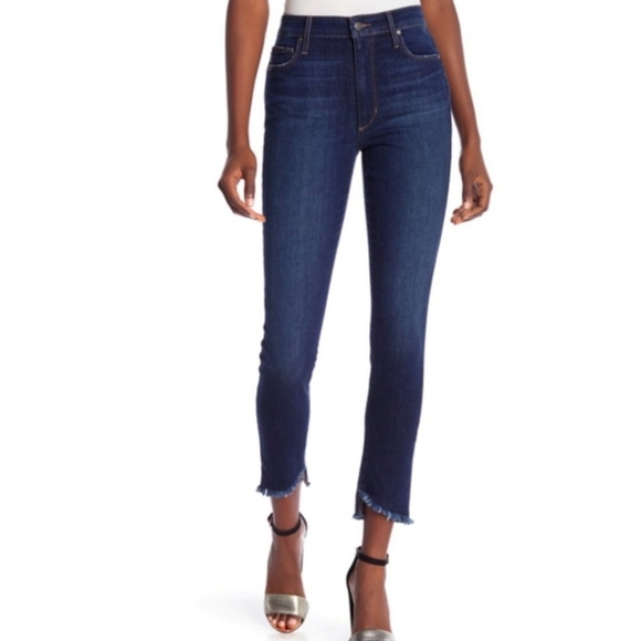 JOE'S JEANS Mid Rise Raw Hem Skinny Jeans - Size 32 - Picture 1 of 7